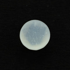 WHITE MOONSTONE ROSE CUT ROUND CAB (MILKY) 6.00X6.00 MM 0.72 Cts.