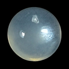 WHITE MOONSTONE PLAIN ROUND CAB (MILKY) 2.50X2.50 MM 0.06 Cts.