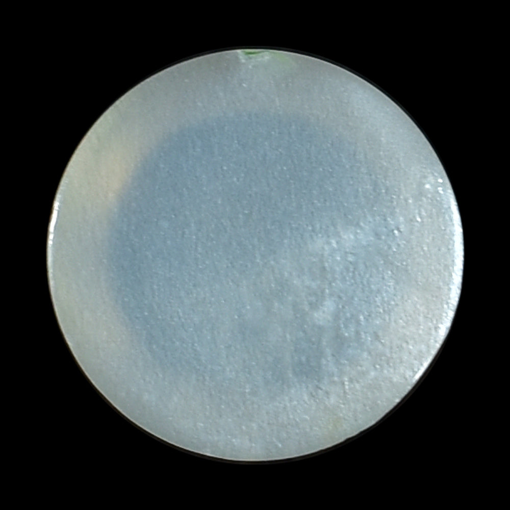 WHITE MOONSTONE PLAIN ROUND CAB (MILKY) 5.00X5.00 MM 0.46 Cts.