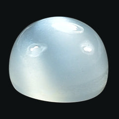 WHITE MOONSTONE PLAIN ROUND CAB (MILKY) 3.00X3.00MM 0.14 Cts.