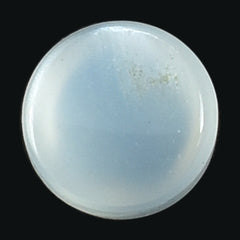 WHITE MOONSTONE PLAIN ROUND CAB (MILKY) 3.00X3.00MM 0.14 Cts.