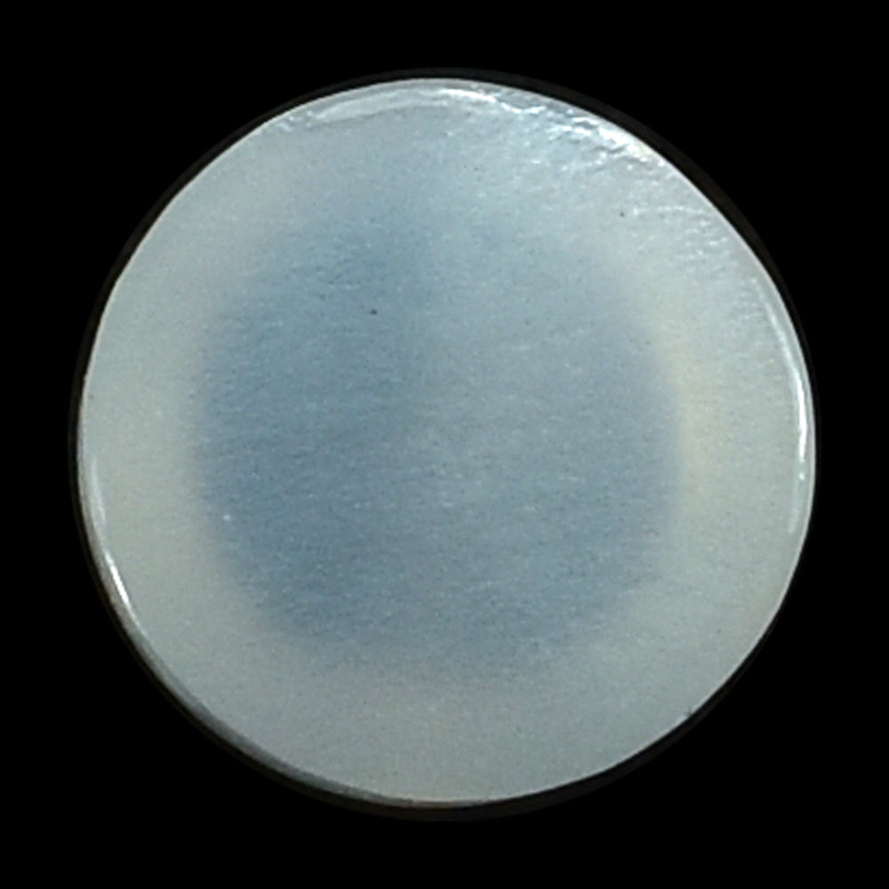 WHITE MOONSTONE PLAIN ROUND CAB (MILKY) 3.50X3.50 MM 0.22 Cts.