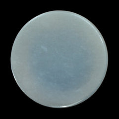 WHITE MOONSTONE PLAIN ROUND CAB (MILKY) 6.00X6.00 MM 1.31 Cts.
