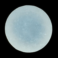 WHITE MOONSTONE CHECKER CUT ROUND CAB (MILKY) 7.00X7.00 MM 1.13 Cts.
