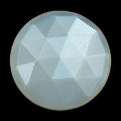 WHITE MOONSTONE ROSE CUT BRIOLETTE ROUND (MILKY) 12.00X12.00 MM 4.21 Cts.