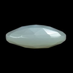 WHITE MOONSTONE ROSE CUT BRIOLETTE ROUND (MILKY) 12.00X12.00 MM 4.21 Cts.