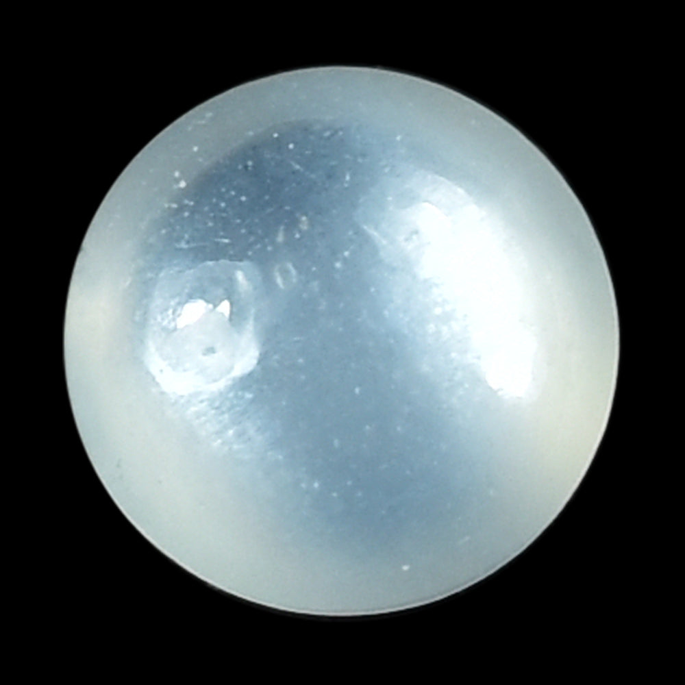 WHITE MOONSTONE (MILKY) LENTIL ROUND 5.00X5.00 MM 0.5 Cts.