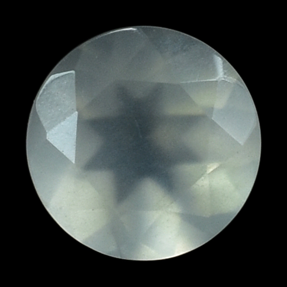 WHITE MOONSTONE (MILKY) CUT ROUND 5.00X5.00 MM 0.38 Cts.