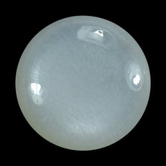 WHITE MOONSTONE (MILKY)  LENTIL ROUND 8.00X8.00 MM 1.58 Cts.