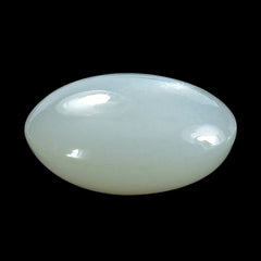WHITE MOONSTONE (MILKY)  LENTIL ROUND 8.00X8.00 MM 1.58 Cts.
