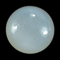 WHITE MOONSTONE (MILKY)  LENTIL ROUND 8.00X8.00 MM 1.58 Cts.