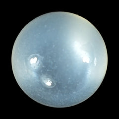 WHITE MOONSTONE (MILKY) CARVED BOTTOM ROUND CAB 5.50X5.50 MM 0.82 Cts.
