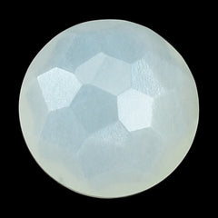WHITE MOONSTONE (MILKY) IRREGULAR CUT BRIOLETTE ROUND 8.00X8.00 MM 1.57 Cts.