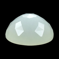 WHITE MOONSTONE (MILKY) FLOWER CUT ROUND 12.00X12.00 MM 6.08 Cts.