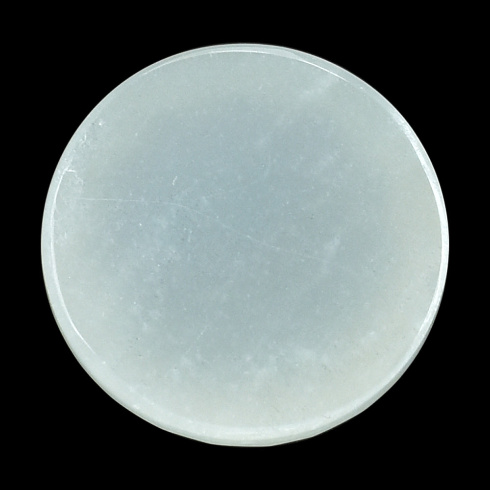 WHITE MOONSTONE (MILKY) FLOWER CUT ROUND 12.00X12.00 MM 6.08 Cts.