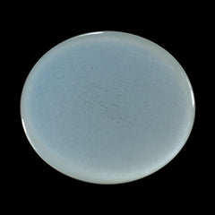 WHITE MOONSTONE (MILKY) PLAIN OVAL CAB 18.00X16.00 MM 11.02 Cts.