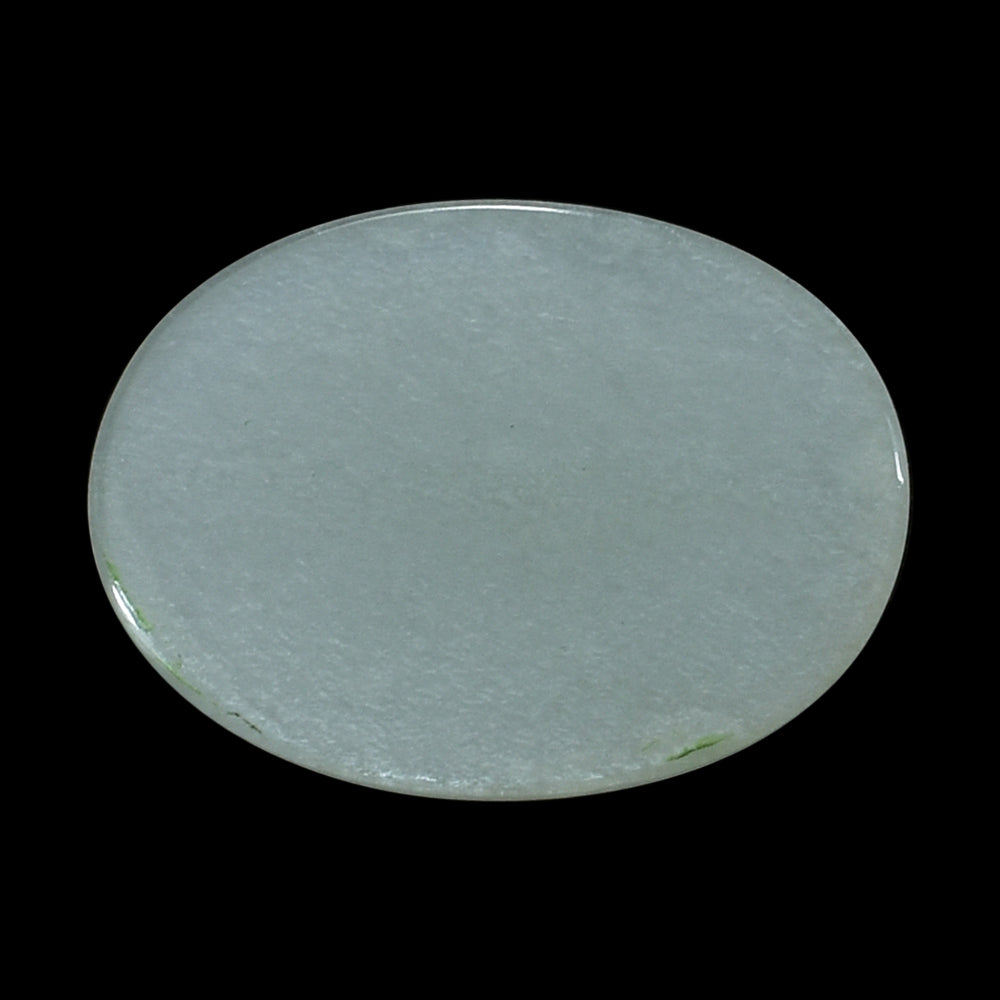 WHITE MOONSTONE (MILKY) PLAIN OVAL CAB 20.00X15.00 MM 12.65 Cts.
