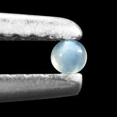 WHITE MOONSTONE (MILKY)  PLAIN ROUND CAB 2.00X2.00 MM 0.04 Cts.