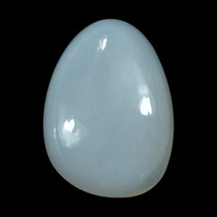 WHITE MOONSTONE (MILKY) PLAIN PEARISH CAB 14.00X10.00 MM 4.2 Cts.