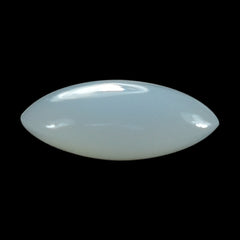 WHITE MOONSTONE (MILKY)  LENTIL OVAL 7.90X5.70 MM 0.93 Cts.