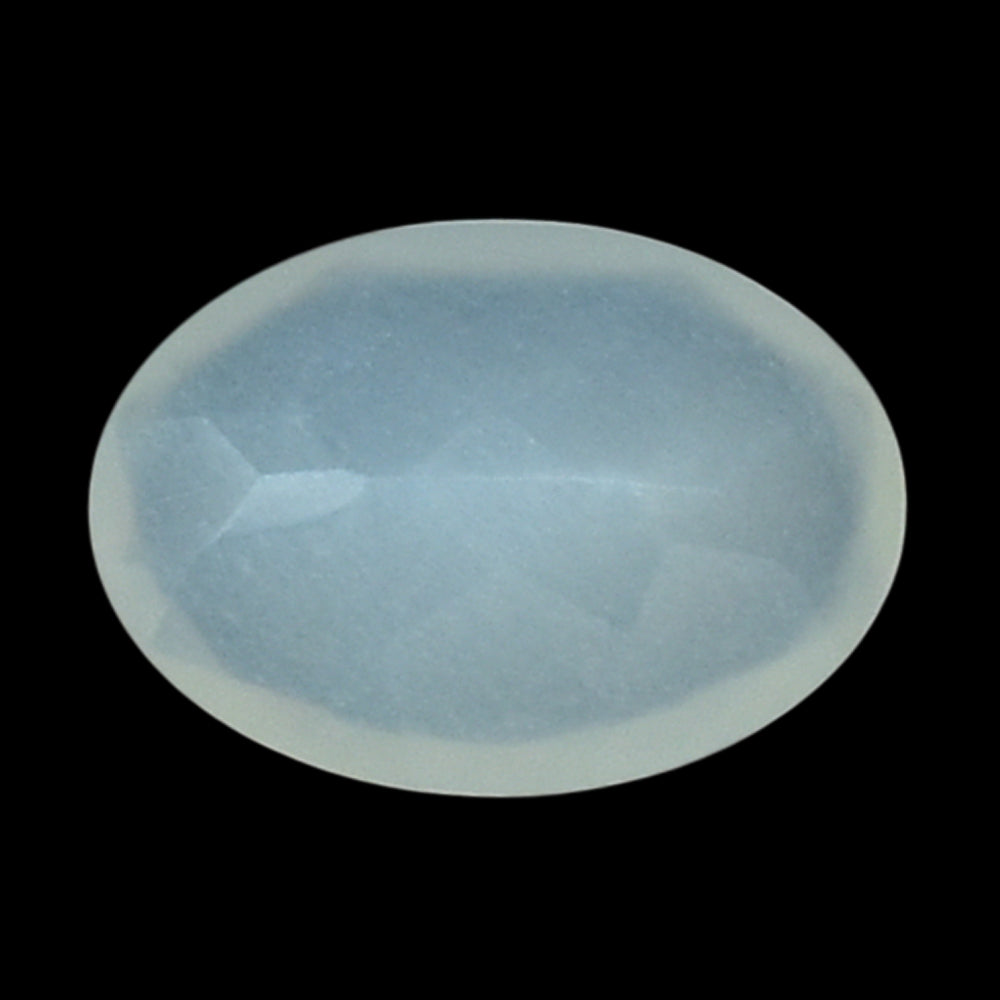 WHITE MOONSTONE (MILKY) CUT OVAL 7.00X5.00 MM 0.75 Cts.