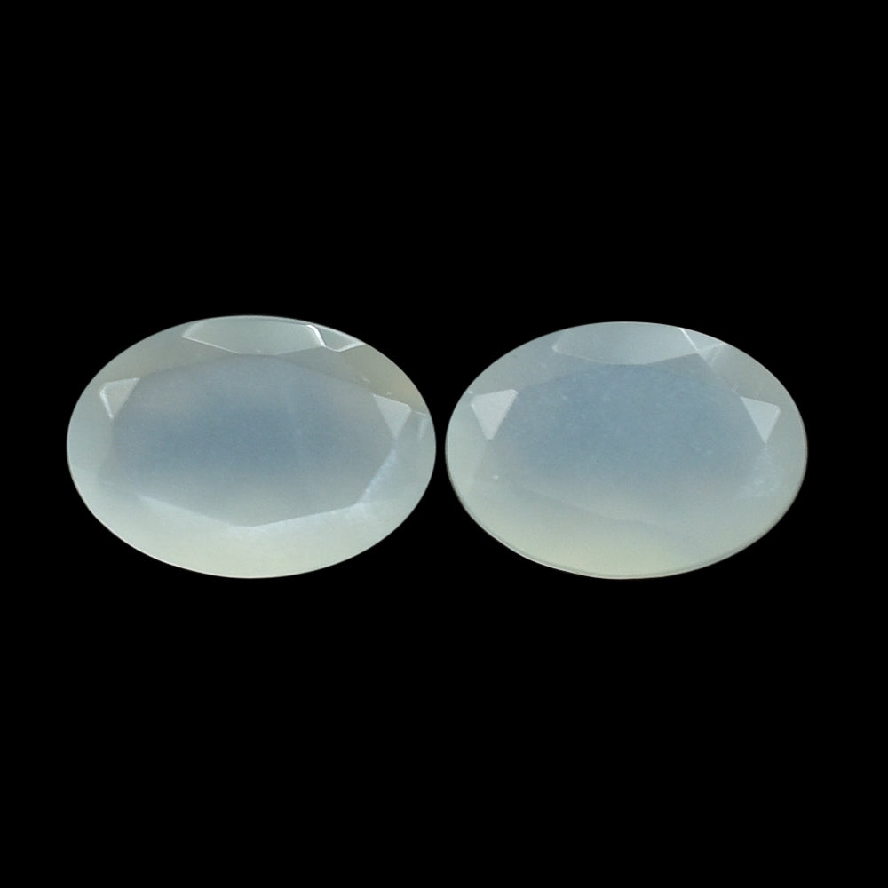 WHITE MOONSTONE (MILKY) CUT OVAL 7.00X5.00 MM 0.75 Cts.