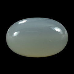 WHITE MOONSTONE (MILKY) PLAIN OLIVE (BON BON)  FULL DRILL 1.00MM 14.80X11.90 MM 11.66 Cts.