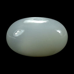 WHITE MOONSTONE (MILKY) PLAIN OLIVE (BON BON)  FULL DRILL 1.20MM 14.80X11.90 MM 11.85 Cts.