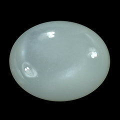 WHITE MOONSTONE (MILKY) PLAIN OLIVE (BON BON)  FULL DRILL 1.20MM 14.80X11.90 MM 11.85 Cts.