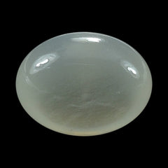 WHITE MOONSTONE (MILKY) PLAIN OLIVE (BON BON) HALF DRILL-1.20MM 8.00X6.00 MM 2.17 Cts.