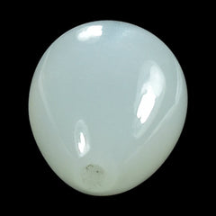 WHITE MOONSTONE (MILKY) PLAIN DROPS (TOP) HALF DRILL 1.00MM 12.00X8.00 MM 5.19 Cts.
