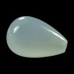 WHITE MOONSTONE (MILKY) PLAIN DROPS (TOP) HALF DRILL 1.00MM 12.00X8.00 MM 5.19 Cts.