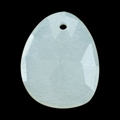 WHITE MOONSTONE (MILKY) ROSE CUT BRIOLETTE (TOP/FULL DRILL) PEARISH 15.50X12.50 MM 4.95 Cts.
