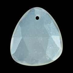 WHITE MOONSTONE (MILKY) ROSE CUT BRIOLETTE PEARISH (FULL DRILL 1.00MM) 18.00X16.00 MM 7.42 Cts.