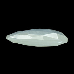 WHITE MOONSTONE (MILKY) ROSE CUT BRIOLETTE PEARISH (FULL DRILL 1.00MM) 18.00X16.00 MM 7.42 Cts.