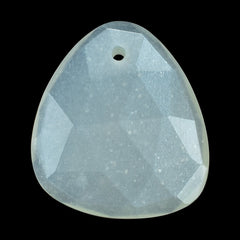 WHITE MOONSTONE (MILKY) ROSE CUT BRIOLETTE PEARISH (FULL DRILL 1.00MM) 18.00X16.00 MM 7.42 Cts.