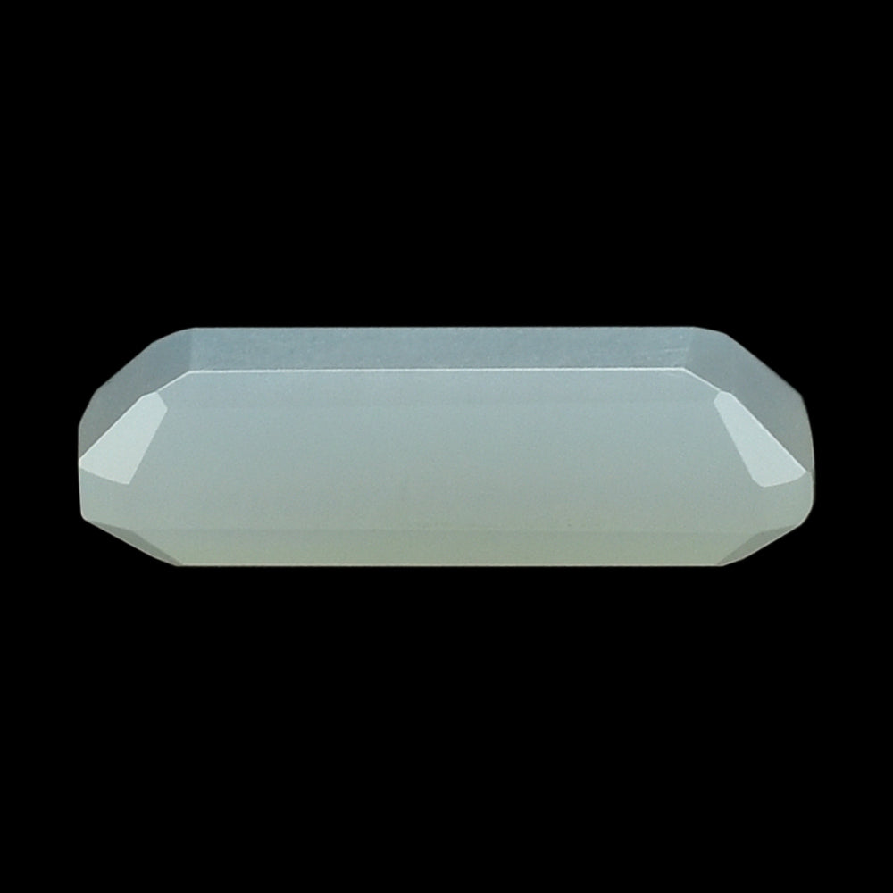 WHITE MOONSTONE (MILKY) BOTH SIDE TABLE CUT OCTAGON 13.00X7.00 MM 3.29 Cts.