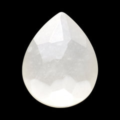 WHITE MOONSTONE (MILKY) IRREGULAR CUT BRIOLETTE PEAR 9.00X7.00 MM 1.42 Cts.