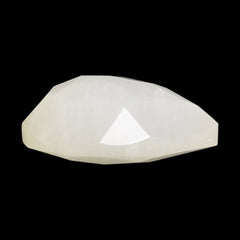 WHITE MOONSTONE (MILKY) IRREGULAR CUT BRIOLETTE PEAR 9.00X7.00 MM 1.42 Cts.