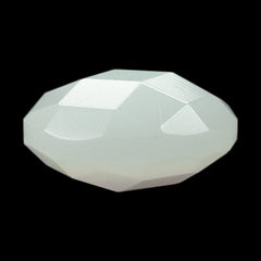 WHITE MOONSTONE (MILKY) CHECKER CUT BRIOLETTE ROUND 8.00X8.00 MM 1.79 Cts.