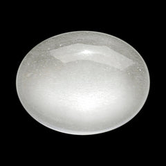 WHITE MOONSTONE (MILKY) PLAIN OVAL CAB 9.00X7.00 MM 1.21 Cts.