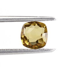 WHISKY QUARTZ IRREGULAR BRIOLETTE CUSHION 6MM 1.15 Cts.