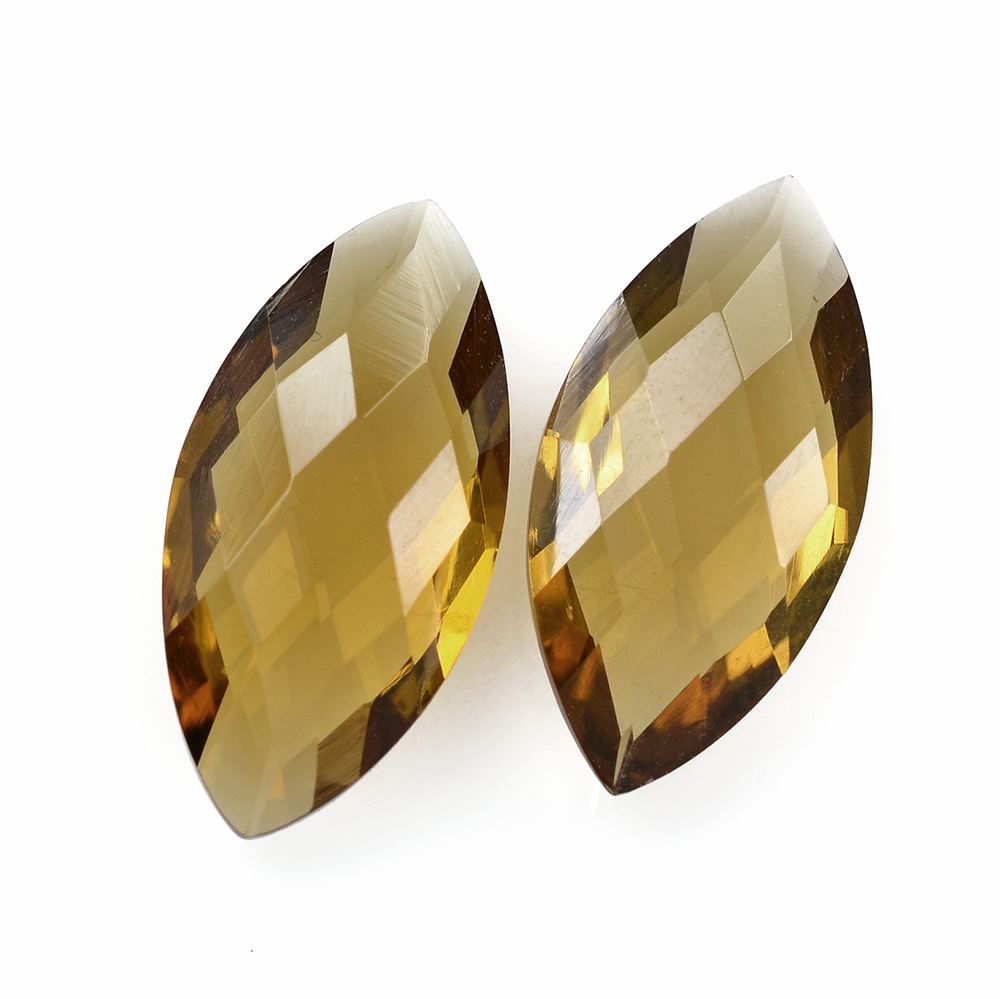 WHISKY QUARTZ BRIOLETTE MARQUISE 16X8MM 3.03 Cts.