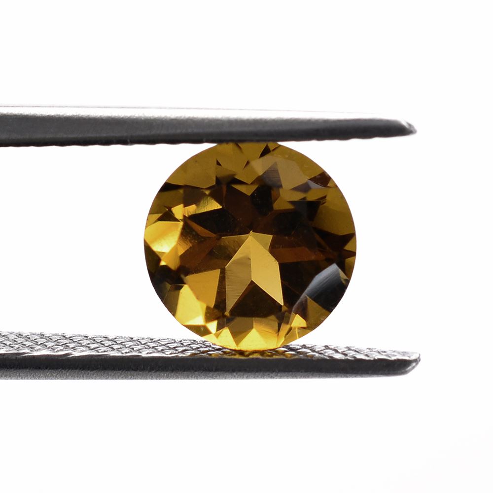 WHISKY QUARTZ CUT ROUND 8MM 1.73 Cts.