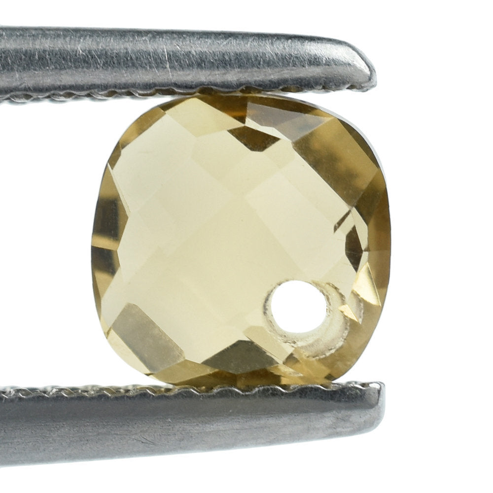 WHISKY QUARTZ BRIOLETTE CUSHION (FULL DRILL) 6MM 0.82 Cts.