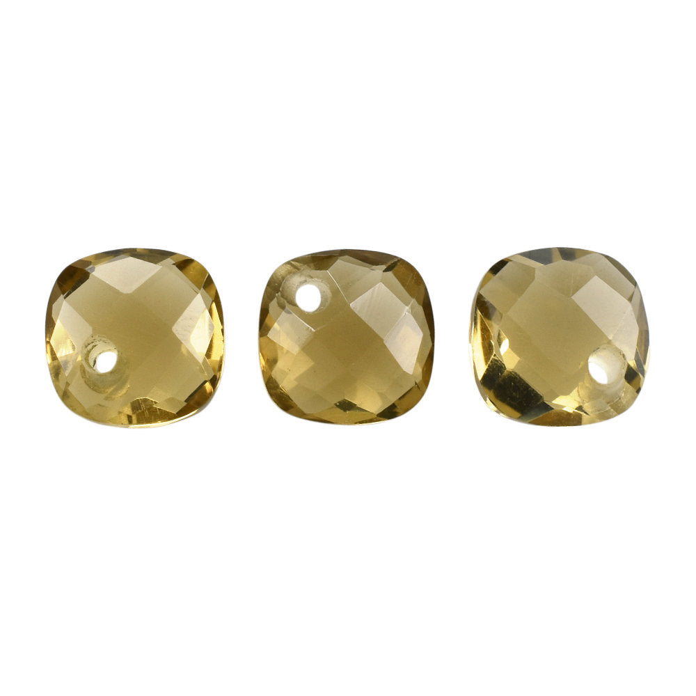 WHISKY QUARTZ BRIOLETTE CUSHION (FULL DRILL) 6MM 0.82 Cts.