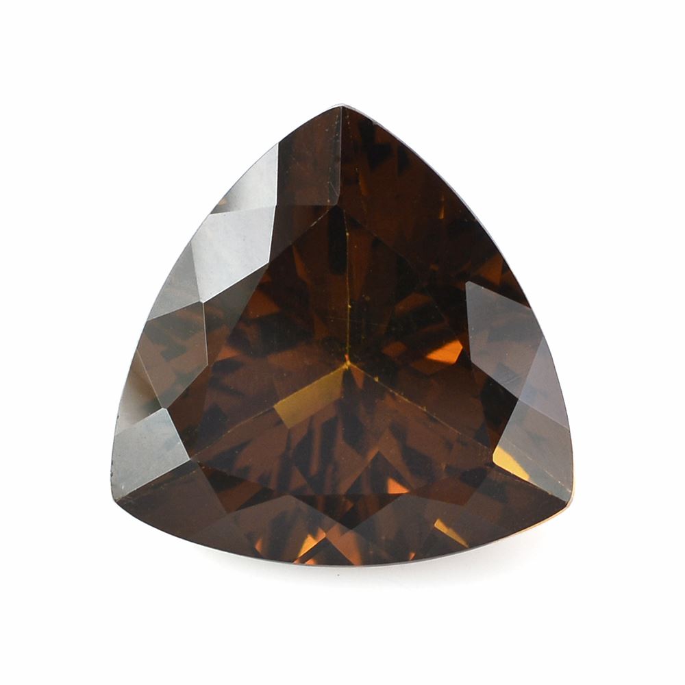 WHISKY QUARTZ CUT TRILLION 16MM 10.65 Cts.