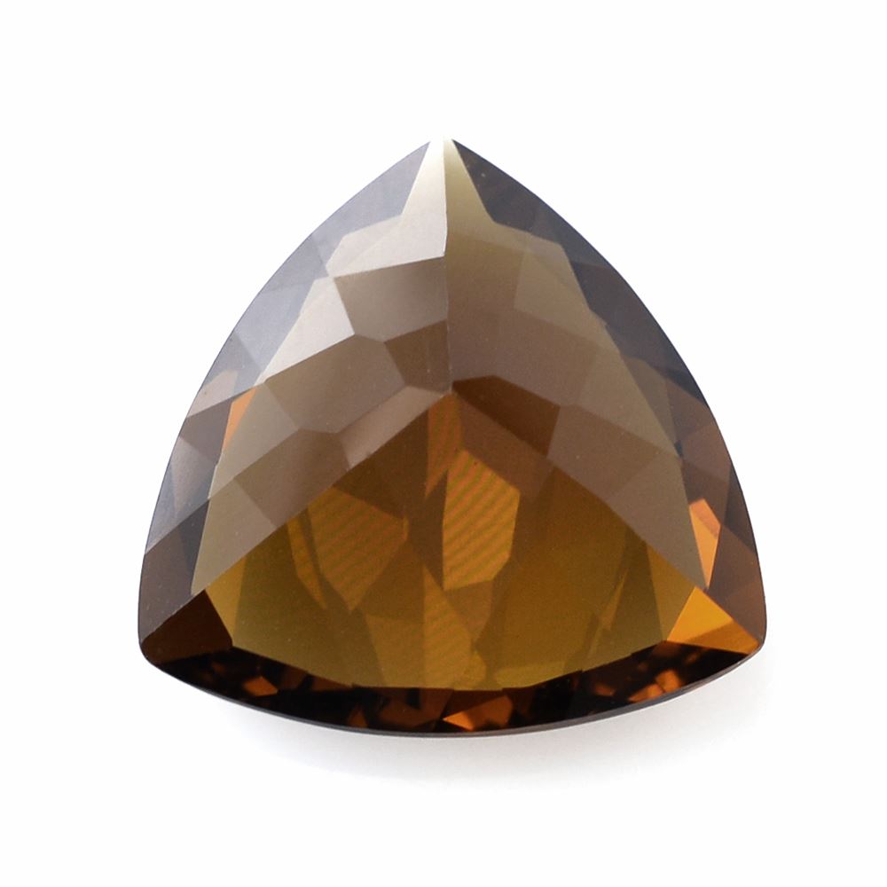 WHISKY QUARTZ CUT TRILLION 16MM 10.65 Cts.