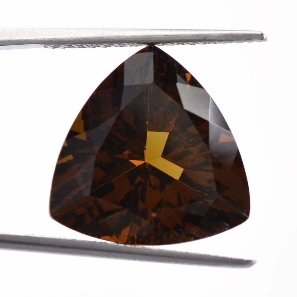WHISKY QUARTZ CUT TRILLION 16MM 10.65 Cts.
