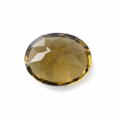 WHISKY QUARTZ CUT OVAL 12X10MM 4.34 Cts.